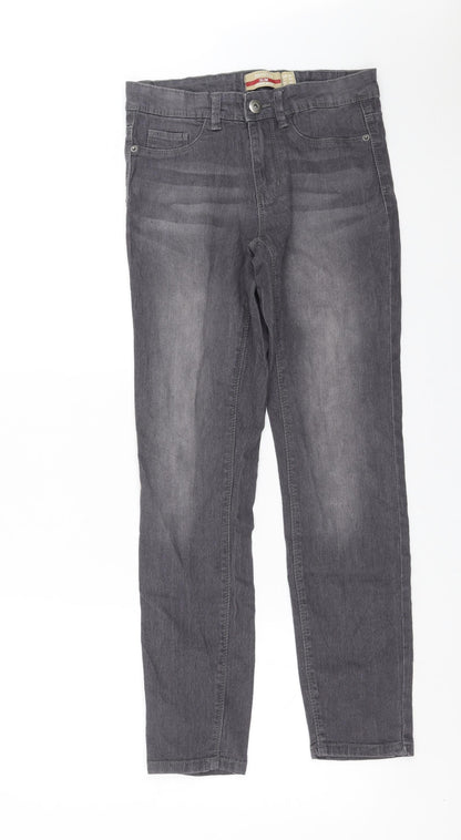 Womens UK Size 8 Janina Slim Fit Straight Grey Jeans