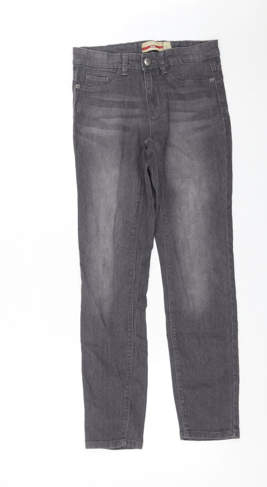 Womens UK Size 8 Janina Slim Fit Straight Grey Jeans