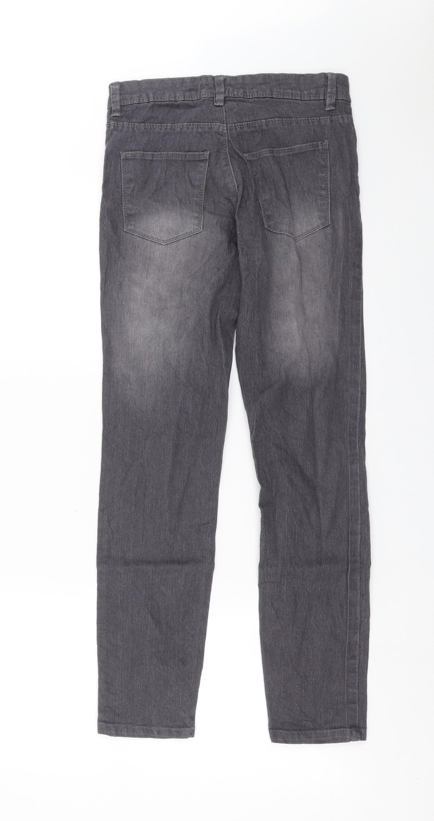 Womens UK Size 8 Janina Slim Fit Straight Grey Jeans