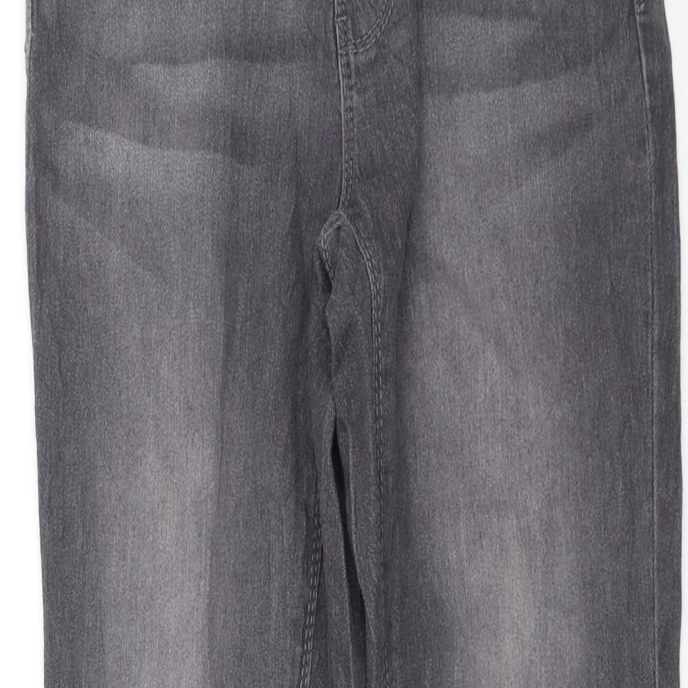 Womens UK Size 8 Janina Slim Fit Straight Grey Jeans