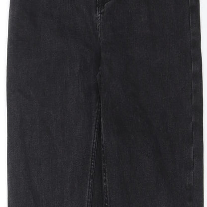 Womens UK Size 10 Lindex Extra-Slim Fit Skinny Black Jeans