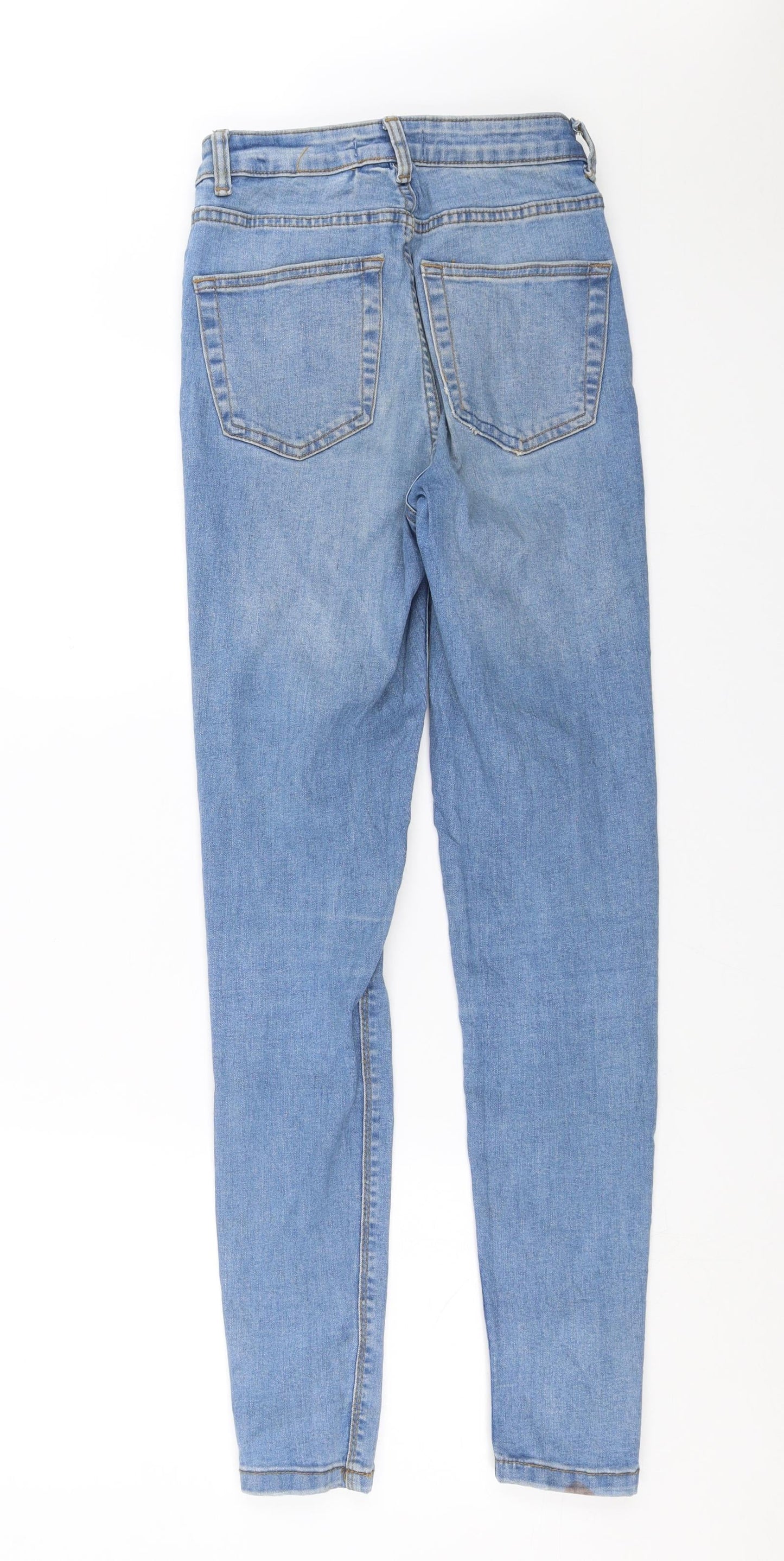 Primark Womens Blue  Denim Skinny Jeans Size 8 L29 in