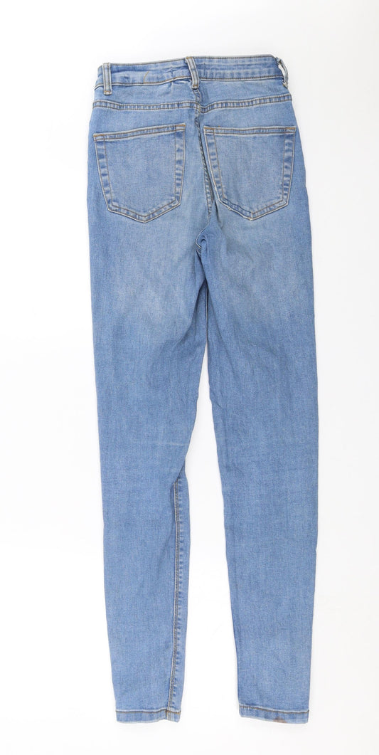 Primark Womens Blue  Denim Skinny Jeans Size 8 L29 in