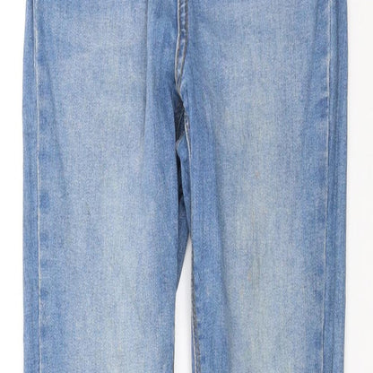 Primark Womens Blue  Denim Skinny Jeans Size 8 L29 in