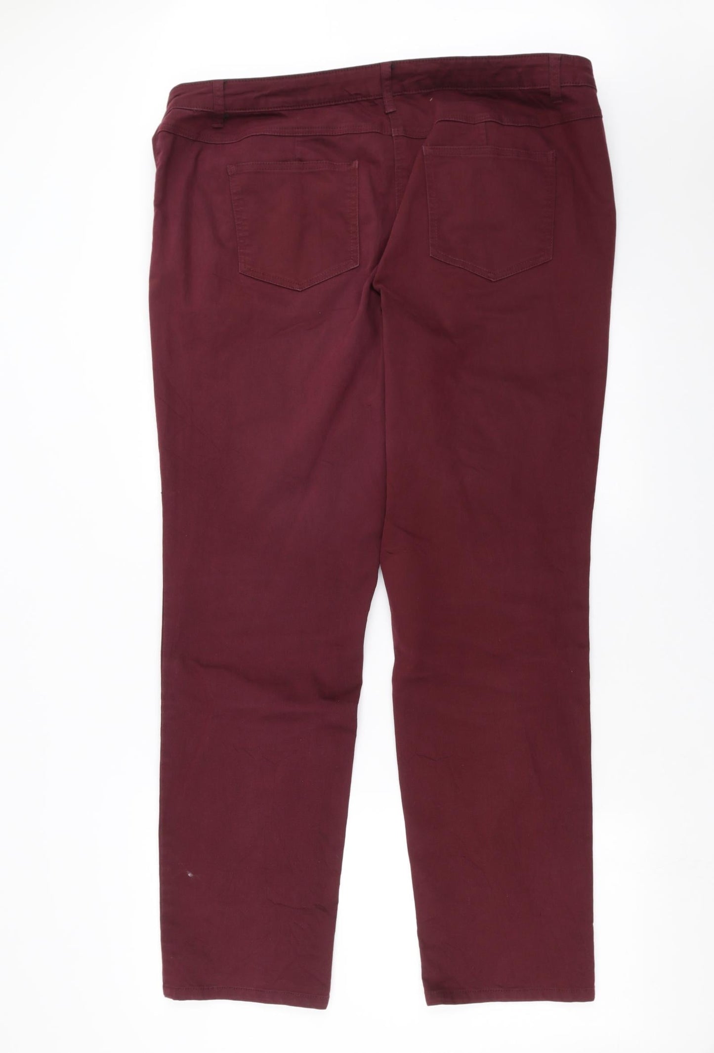 angel of style Womens Purple  Denim Straight Jeans Size 41 in L30 in