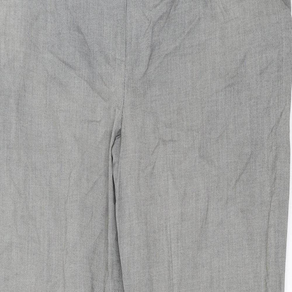 New Look Womens Grey   Trousers  Size 16 L26 in