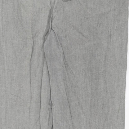 New Look Womens Grey   Trousers  Size 16 L26 in