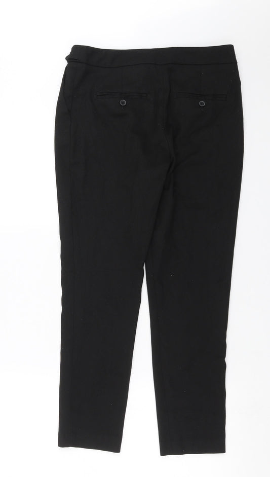 Womens UK Size 8 NEXT Regular Fit  Black Trousers