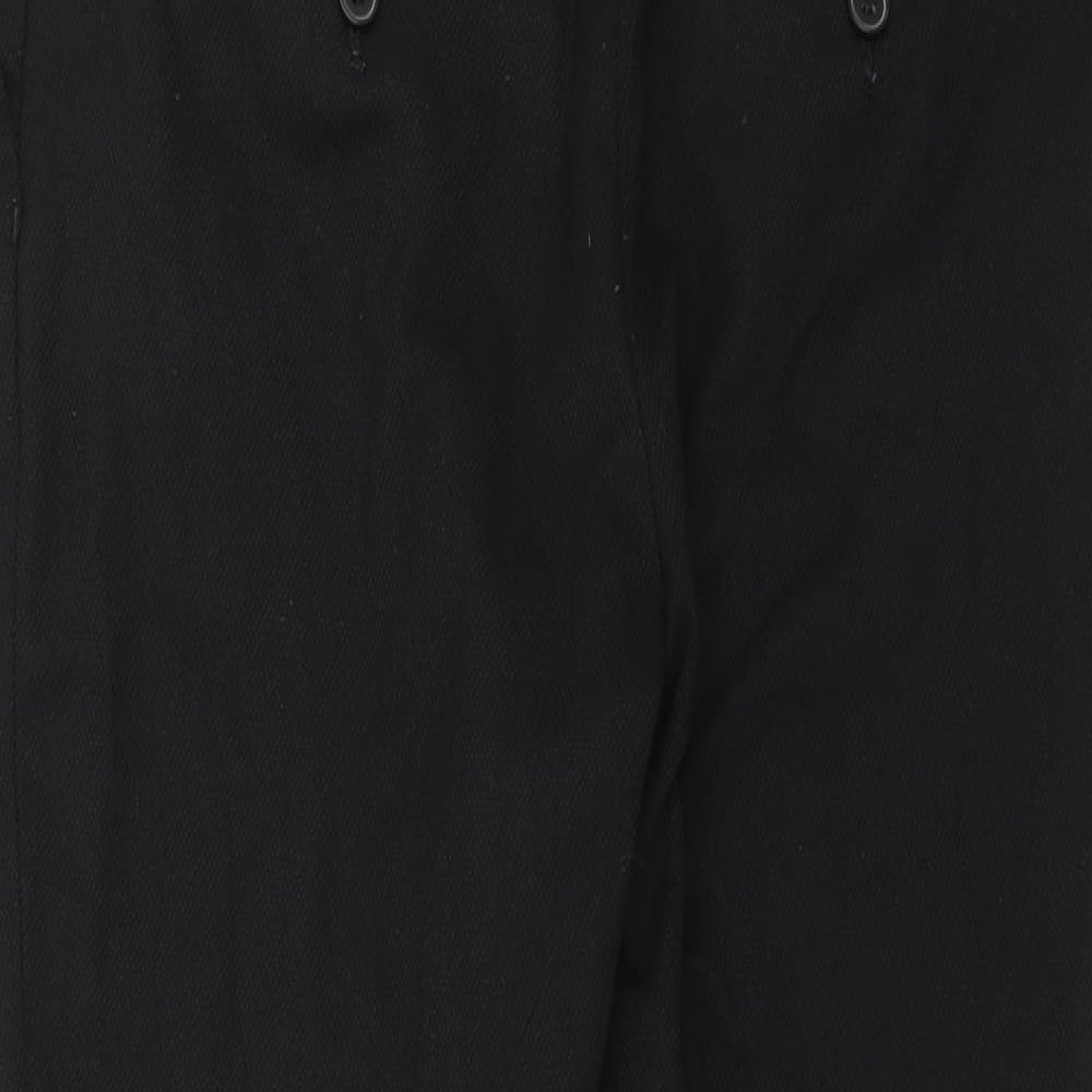 Womens UK Size 8 NEXT Regular Fit  Black Trousers