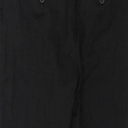 Womens UK Size 8 NEXT Regular Fit  Black Trousers