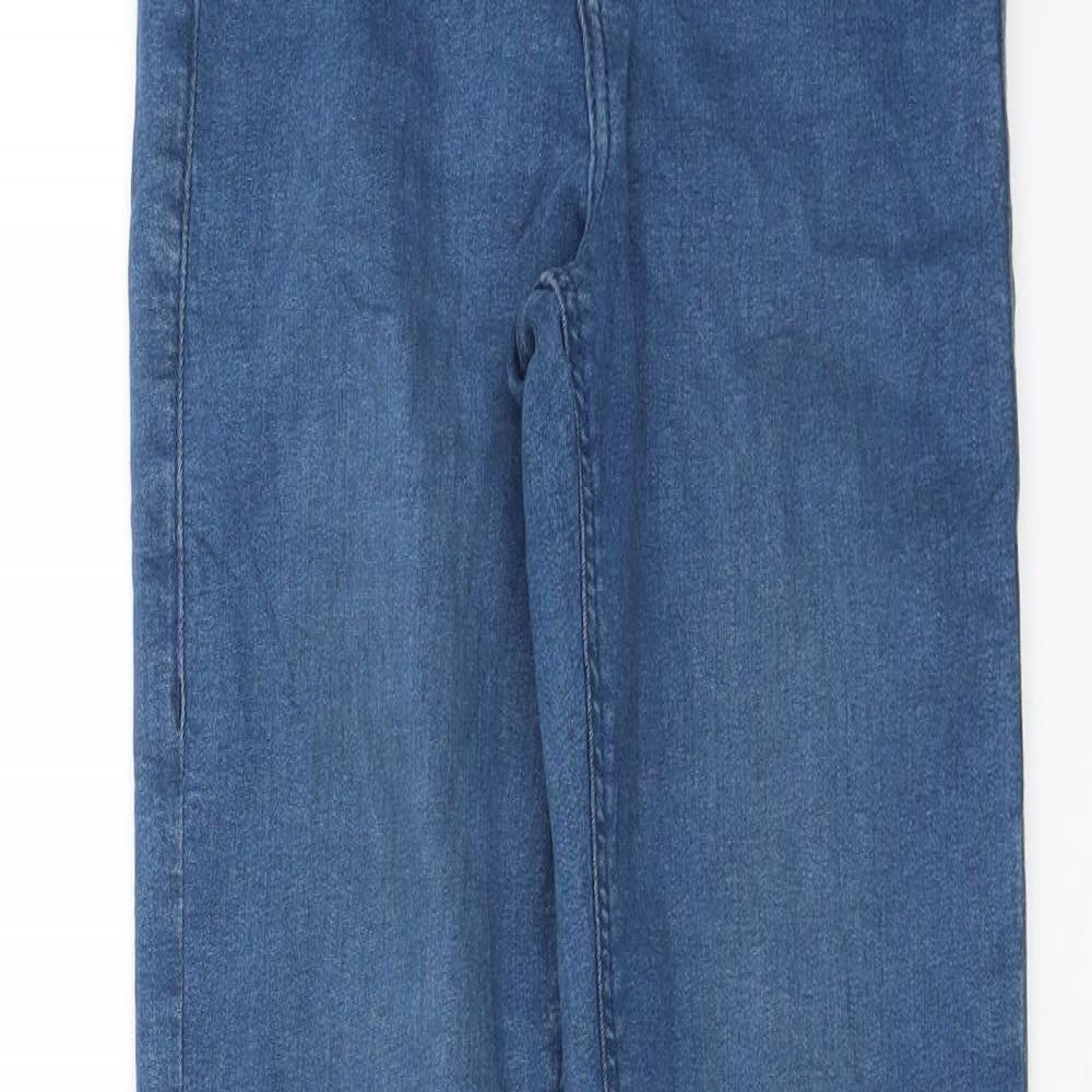 Topshop Womens Blue  Denim Skinny Jeans Size 23 in L28 in
