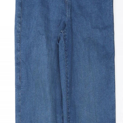 Topshop Womens Blue  Denim Skinny Jeans Size 23 in L28 in