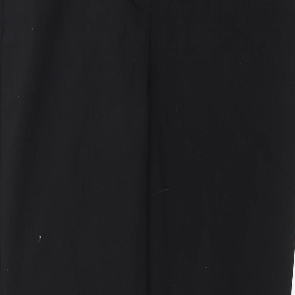 Womens UK Size 10 Papaya Regular Fit  Black Trousers