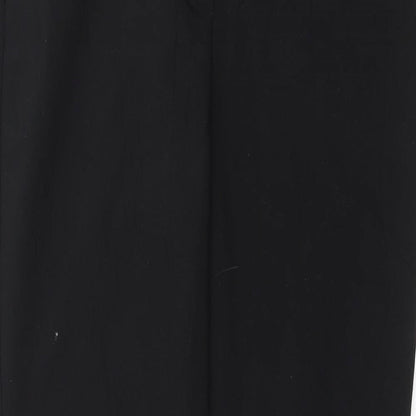 Womens UK Size 10 Papaya Regular Fit  Black Trousers
