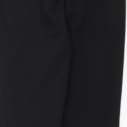 Womens UK Size 10 Papaya Regular Fit  Black Trousers