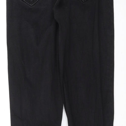 ASOS Womens Black  Denim Skinny Jeans Size 28 in L28 in