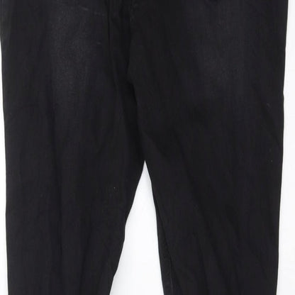Womens UK Size 12 Studio Denim Extra-Slim Fit Skinny Black Jeans