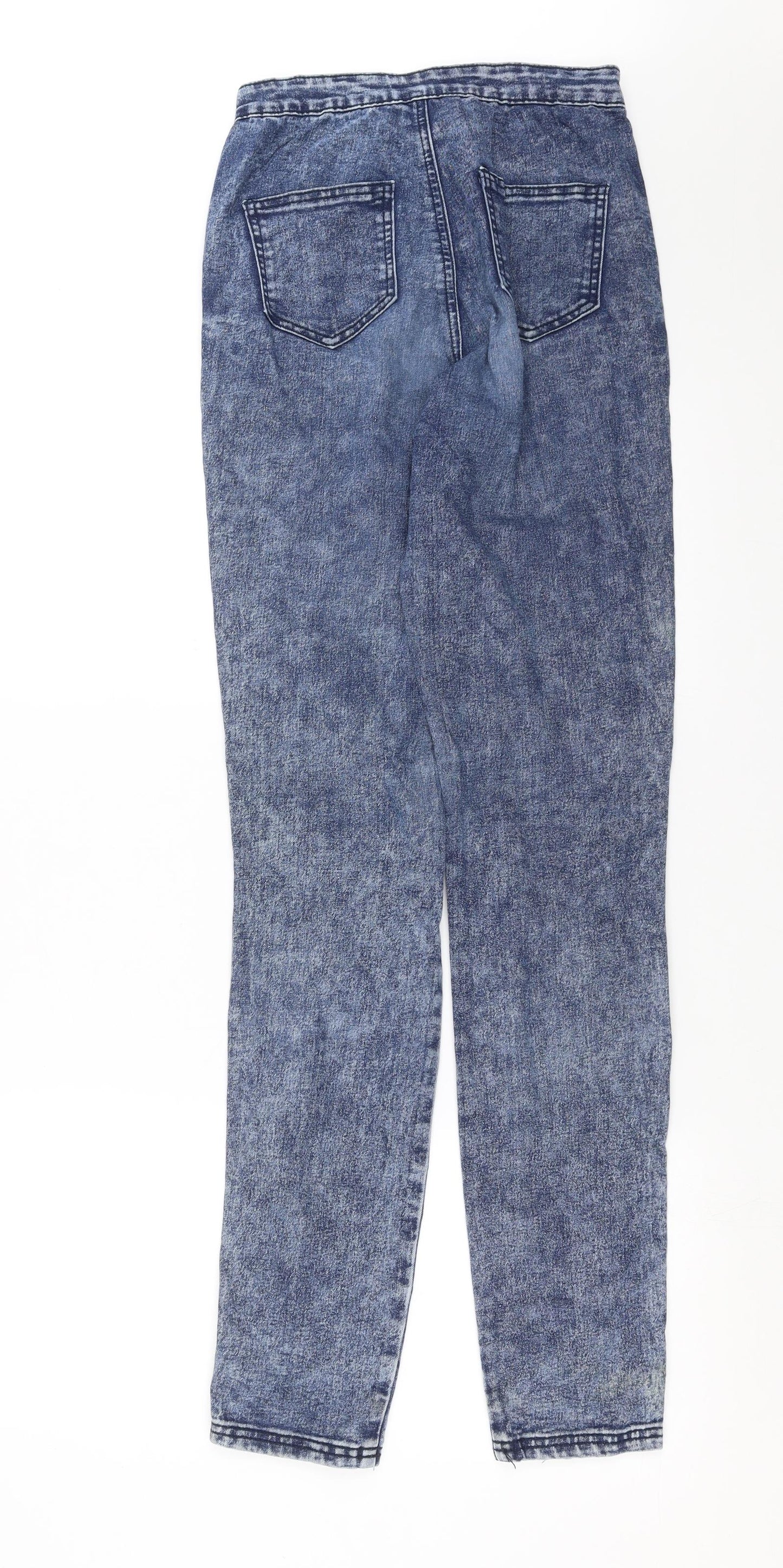 Missguided Womens Blue  Denim Skinny Jeans Size 8 L33 in
