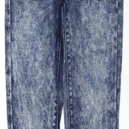New Look Womens Blue  Denim Skinny Jeans Size 8 L30 in