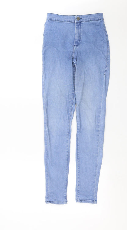 Womens UK Size 24 in Preworn Extra-Slim Fit Skinny Blue Jeans