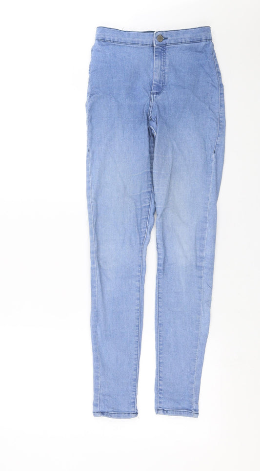 Womens UK Size 24 in Preworn Extra-Slim Fit Skinny Blue Jeans