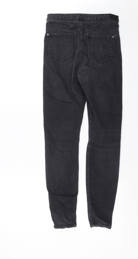 River Island Womens Grey  Denim Skinny Jeans Size 10 L28 in