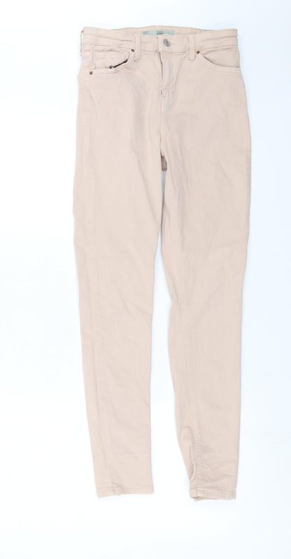 Topshop Womens Pink  Denim Skinny Jeans Size 26 in L28 in