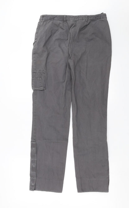 Linea Womens Grey   Trousers  Size 10 L29 in