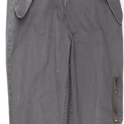 Linea Womens Grey   Trousers  Size 10 L29 in