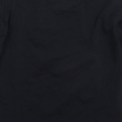 Blue Inc Boys Black   Basic T-Shirt Size 7-8 Years