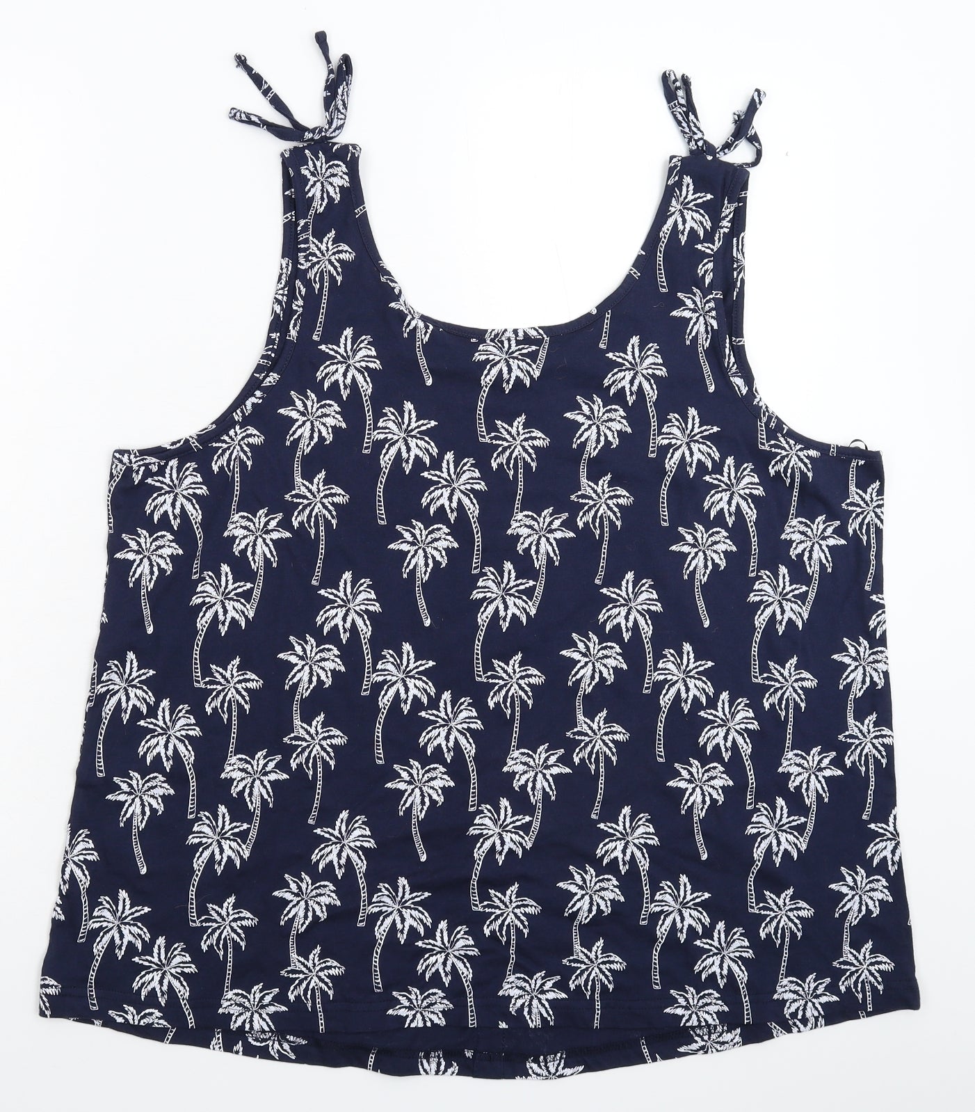 Womens UK Size XL bonprix Blue Basic Tank