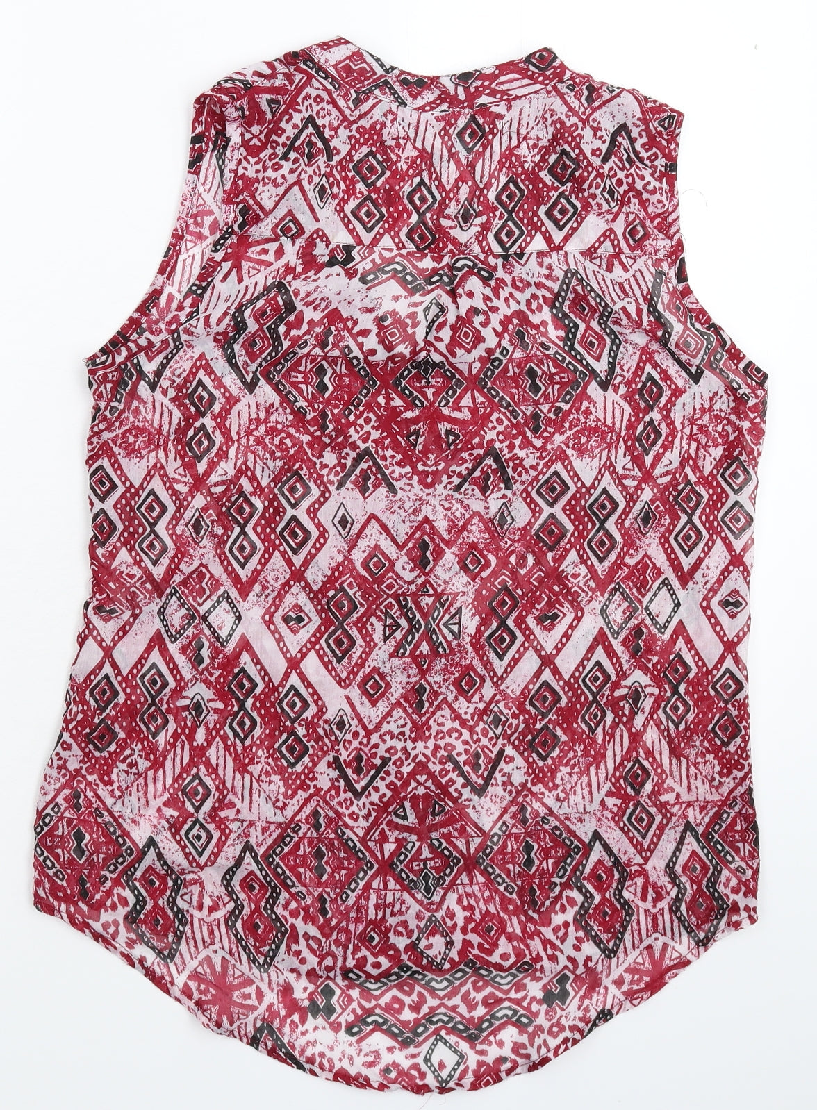 Womens UK Size M Stradivarius Multicoloured Basic Button-Up