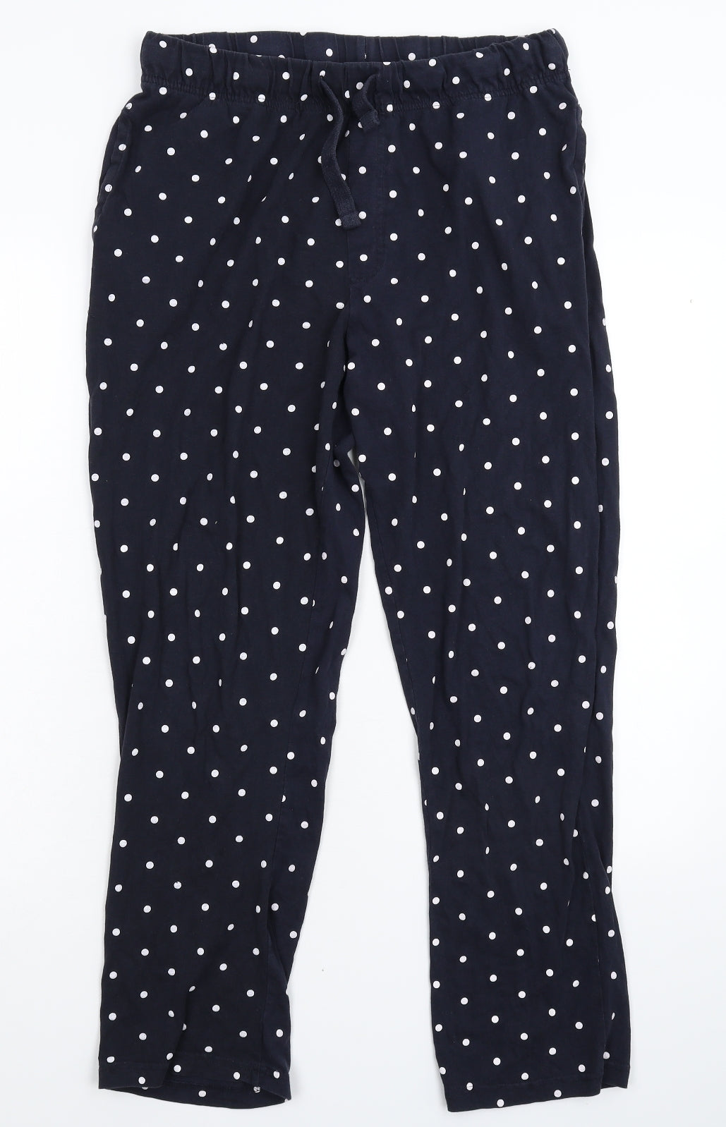 Threadbare Womens Blue Polka Dot  Sweatpants Trousers Size M L27 in