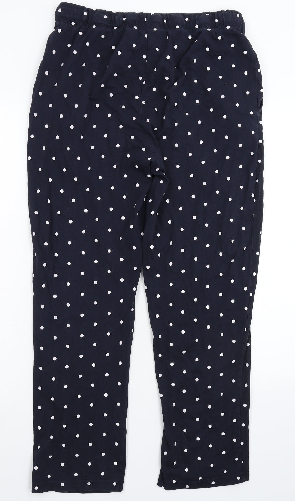 Threadbare Womens Blue Polka Dot  Sweatpants Trousers Size M L27 in