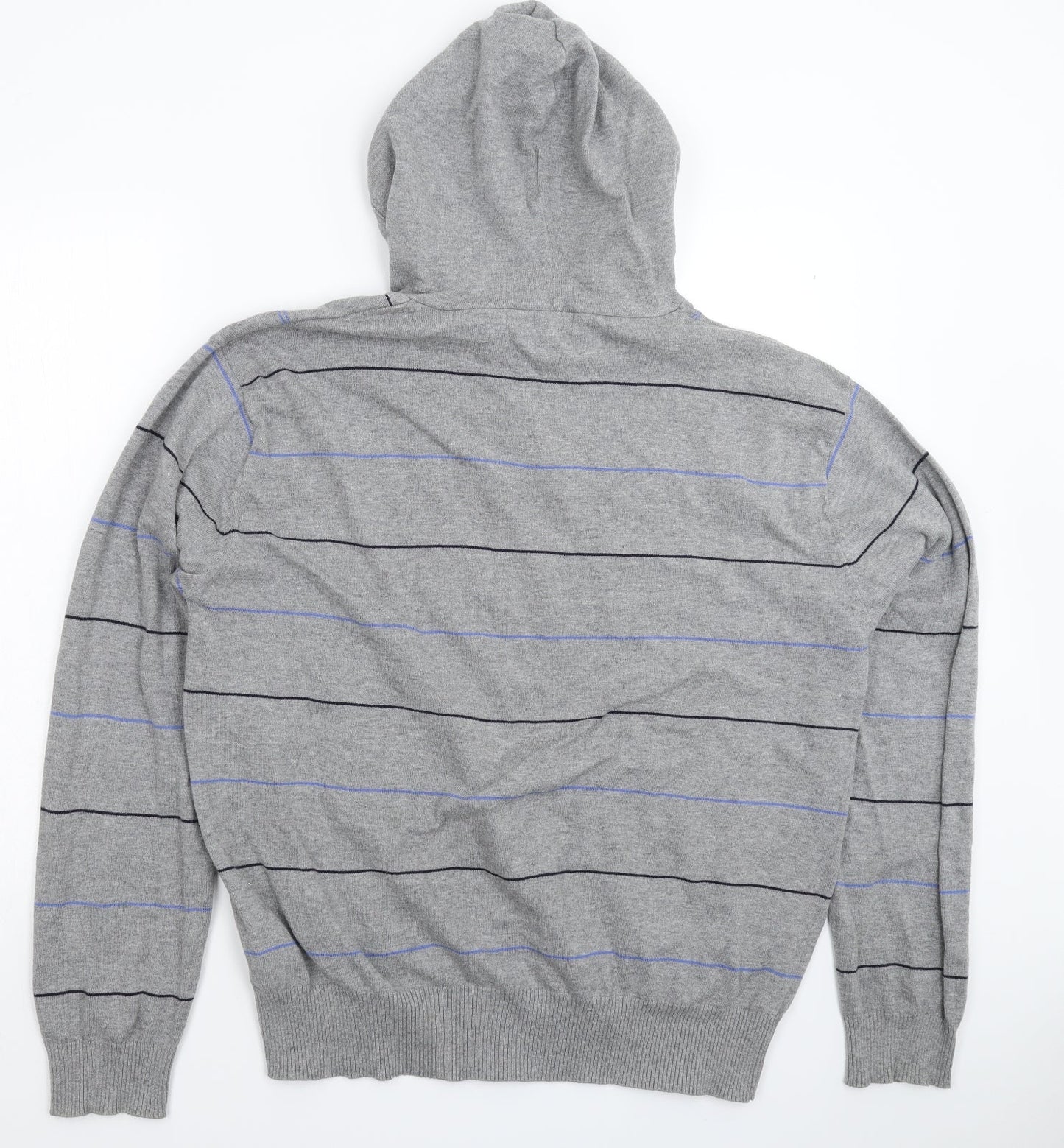 UrbanSpirit Mens Grey Check Knit Pullover Jumper Size XL