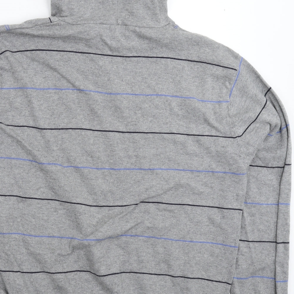 UrbanSpirit Mens Grey Check Knit Pullover Jumper Size XL