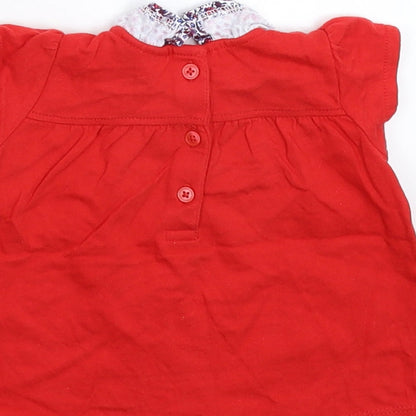 NEXT Baby Red   Basic T-Shirt Size 3-6 Months