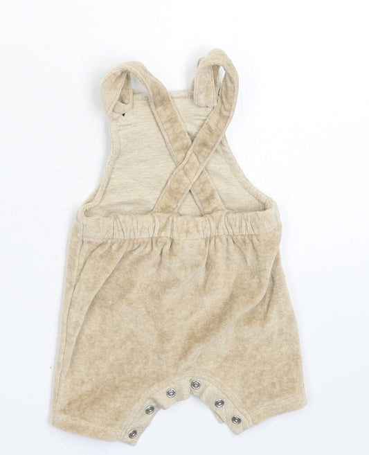 NEXT Baby Grey   Dungaree One-Piece Size 3-6 Months