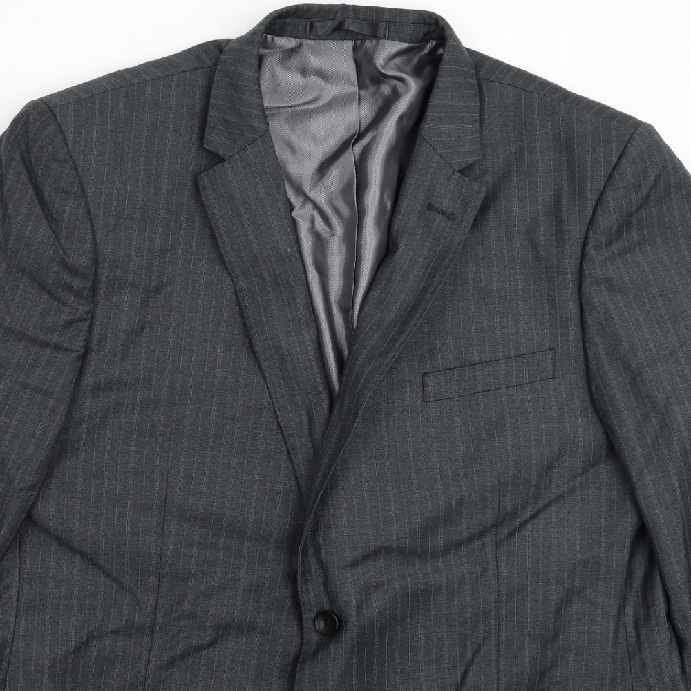 Mens UK Size 44 Butler & Webb Regular Grey Suit Jacket