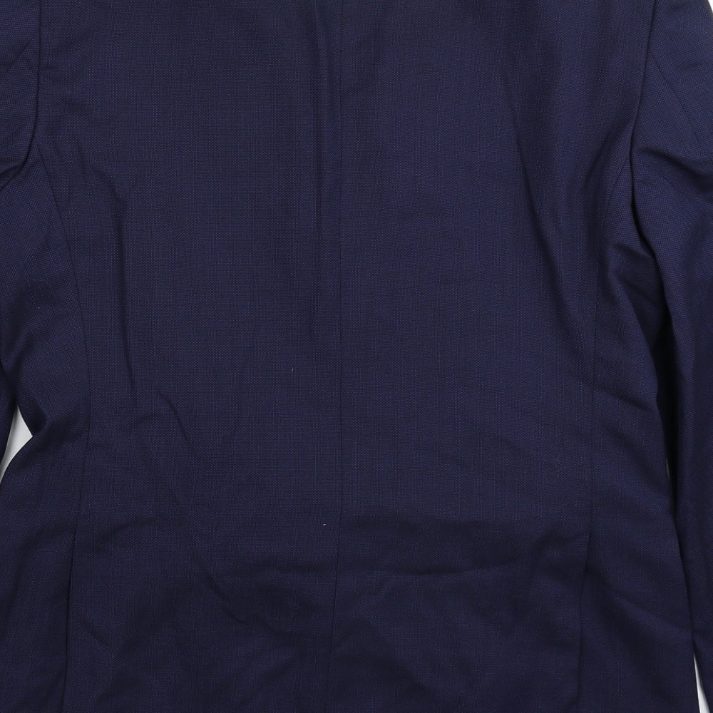 Mens UK Size 40 Marks and Spencer Regular Blue Suit Jacket