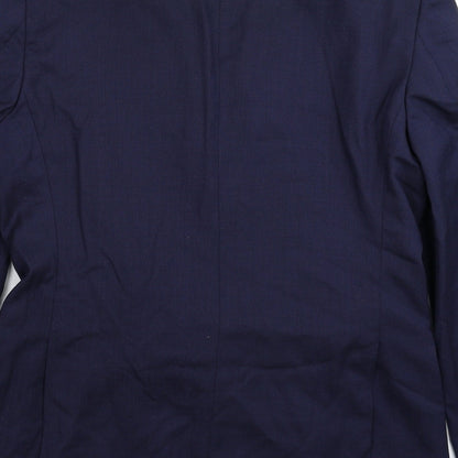 Mens UK Size 40 Marks and Spencer Regular Blue Suit Jacket