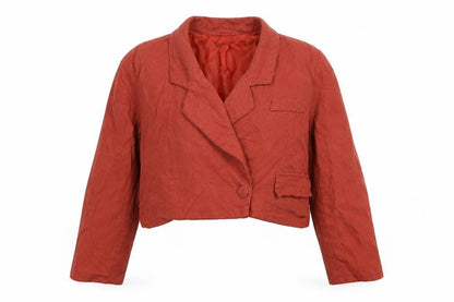 Womens UK Size 6 PRETTYLITTLETHING Brown Jacket