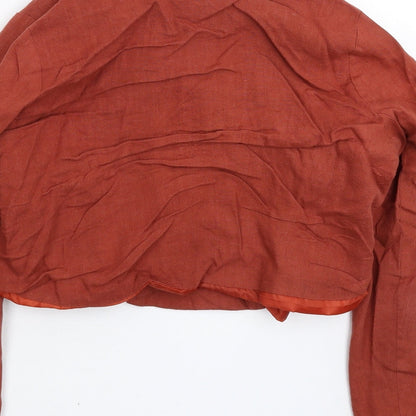 Womens UK Size 6 PRETTYLITTLETHING Brown Jacket