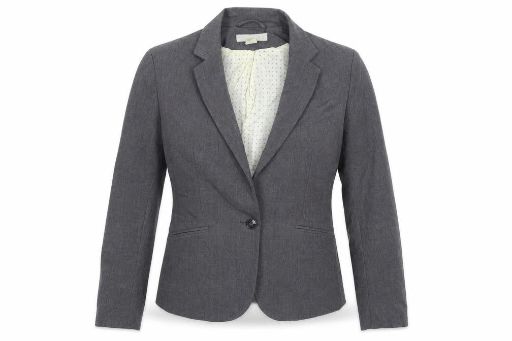 Womens UK Size 12 H&M Regular Grey Suit Jacket