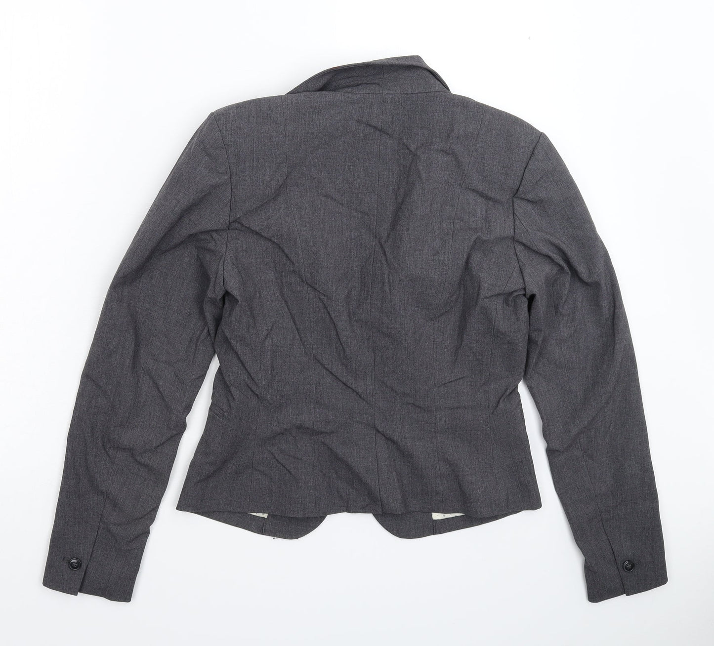 Womens UK Size 12 H&M Regular Grey Suit Jacket