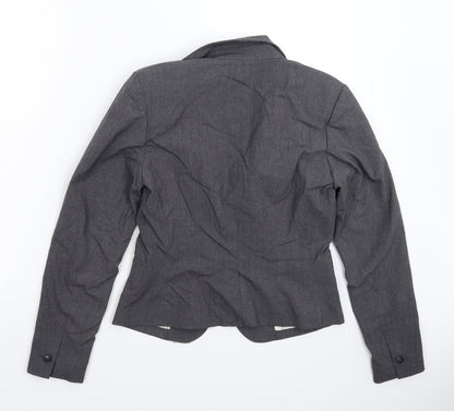 Womens UK Size 12 H&M Regular Grey Suit Jacket