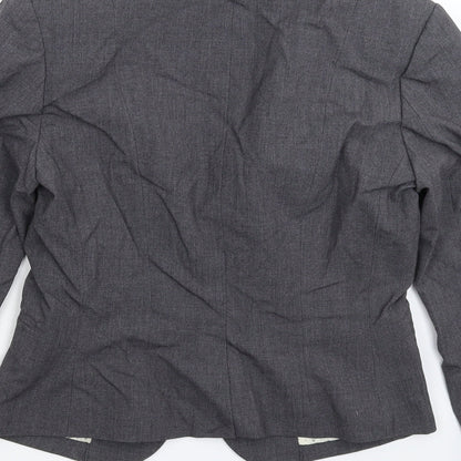 Womens UK Size 12 H&M Regular Grey Suit Jacket