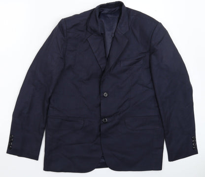 Mens UK Size 40 Preworn Regular Blue Suit Jacket
