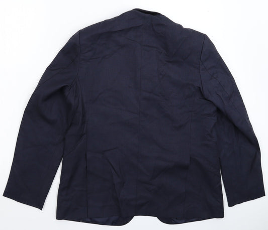 Mens UK Size 40 Preworn Regular Blue Suit Jacket