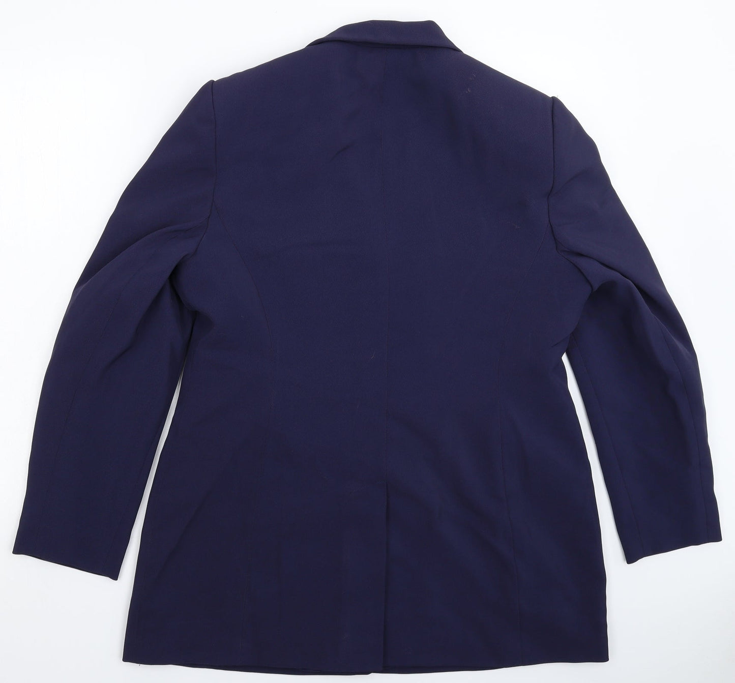 Womens UK Size 14 Preworn Regular Blue Suit Jacket